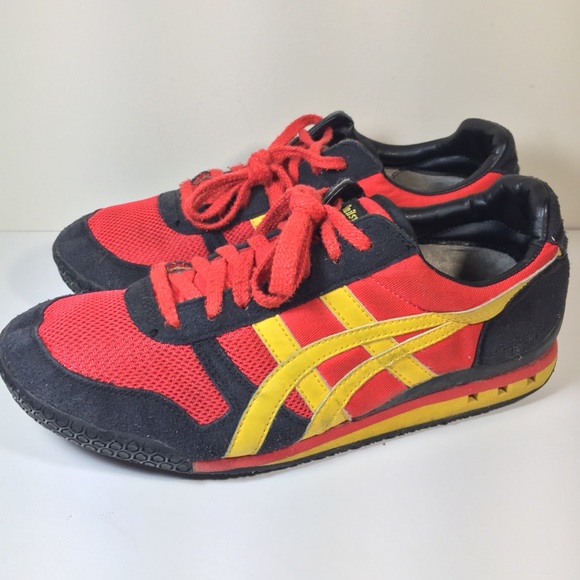 asics tiger red shoes